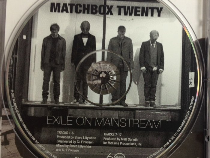 exile on mainstream matchbox twenty rar